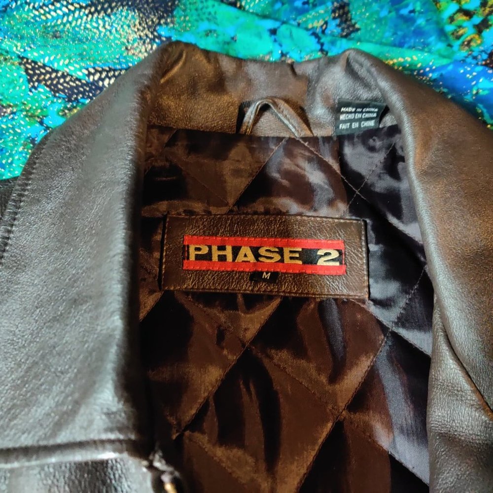 Phase 2 Leather Jacket Sz. M